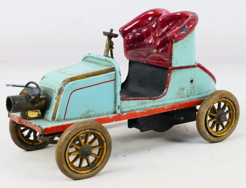 Bing clockwork tinplate De Dion Car